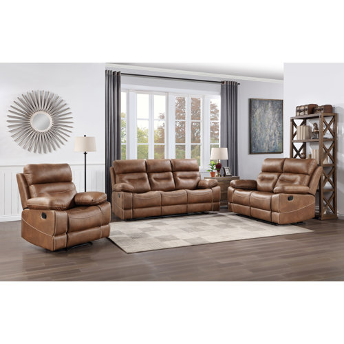 Faux Leather Living Room Sets You'll Love Wayfair